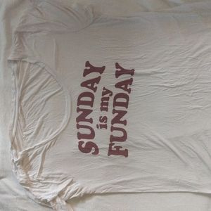 Sunday fun tshirt